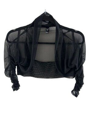 Windsor Shoulder Cover Warmer Black Sheer Women's O/S